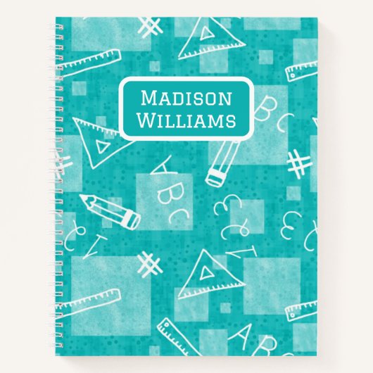 Terug naar school Kinder Spiral Notitieboek (Voorkant)