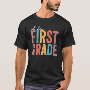 Terug naar school Kinder Studenten Leraar Oh Hey F T-shirt