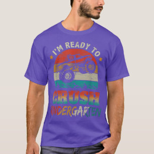 Terug naar school klaar om de Kindergarten Monster T-shirt