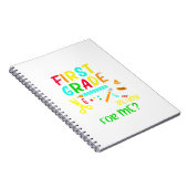 Terug naar school klaar voor eerste graad notitieboek (Rechterzijde)