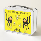 Terug naar school kleine aap (Achterkant)