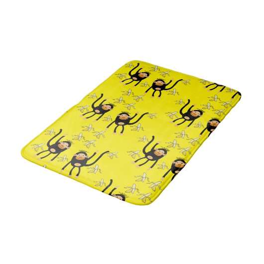 Terug naar school kleine aap badmat (Gekanteld)