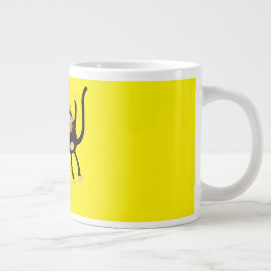 Terug naar school kleine aap extra grote beker (Rechts)