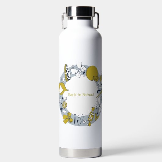 Terug naar school Kleine dingen Koffie van de lera Waterfles (Voorkant)