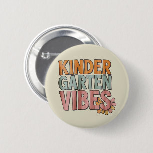 Terug naar school kleuterschool Pre K eerste leerj Ronde Button 5,7 Cm