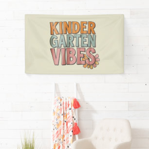 Terug naar school kleuterschool Pre K eerste leerj Spandoek