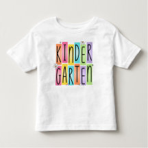 Terug naar school kleuterschool T-shirt