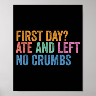Terug naar school leerling eerste dag at en vertro poster