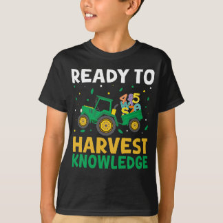 Terug naar School Leraar Boerderij Tractor Boer Ki T-shirt