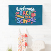 Terug naar School Leraar Eerste Dag van de School  Spandoek (Insitu)