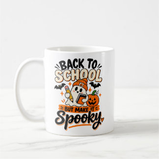 Terug naar school maar maak het griezelig Hallowee Koffiemok