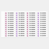 Terug naar School Meisjes Voetbal Kinder Naam Labels (Vel)