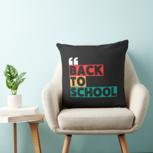 Terug naar school met een klassieke en stijlvolle kussen