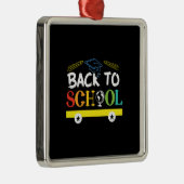 Terug naar school metalen ornament (Rechts)