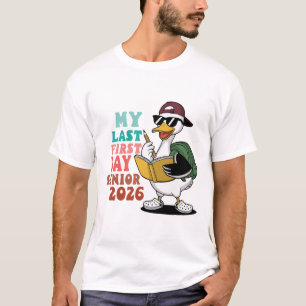 Terug naar school, mijn laatste eerste dag t-shirt