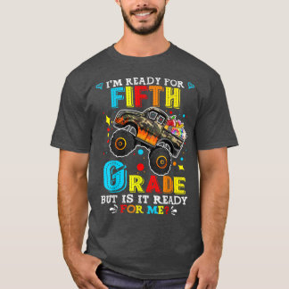 Terug naar school Monster Truck ben ik klaar voor  T-shirt