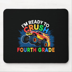 Terug naar school Monster Truck Jongens Eerste dag Muismat
