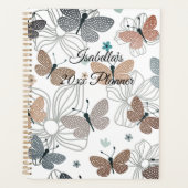 Terug naar school Mooie vlinders Gepersonaliseerd Planner (Voorkant)
