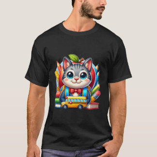 Terug Naar School Noorse Boskat Jongens Meisjes St T-shirt