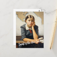 Terug naar school Norman Rockwell tekenstijl