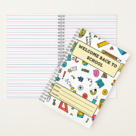 Terug naar school notitieboek