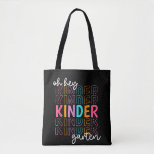 Terug naar school Oh hey kleuterleerkrachten Draagtas