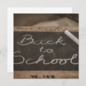 Terug naar school op een oude schoollei (Voorkant / Achterkant)