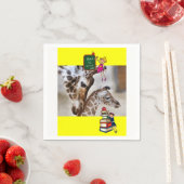 Terug naar School Paper Napkins Giraffe Servet (Insitu)