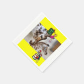 Terug naar School Paper Napkins Giraffe Servet (Hoek)