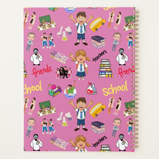 Terug naar school planner (Achterkant)