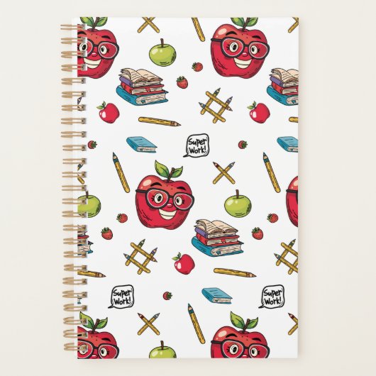 Terug naar School Planner: Heldere en leuke Design Planner (Voorkant)