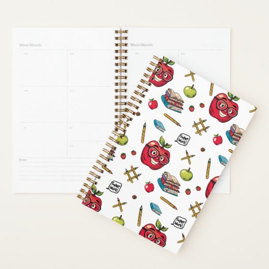 Terug naar School Planner: Heldere en leuke Design Planner (Display)