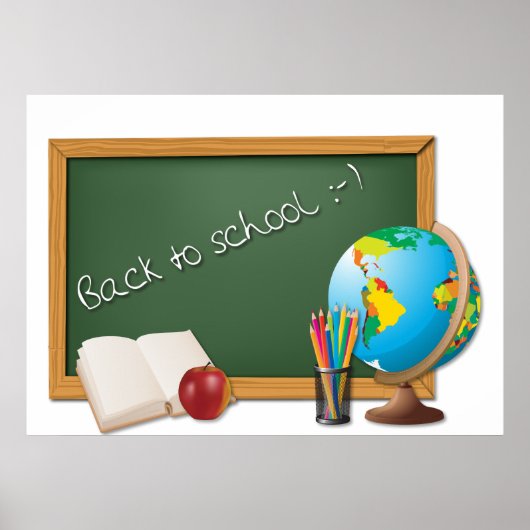 Terug naar school poster (Voorkant)