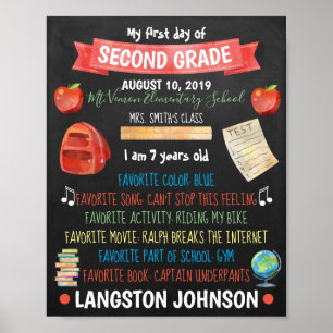 Terug naar School Poster