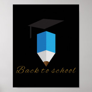 Terug naar school poster