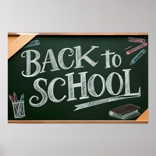 Terug naar school poster (Voorkant)