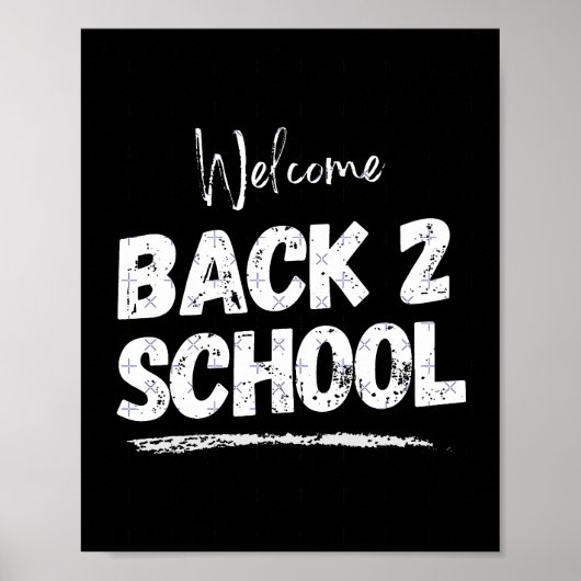 Terug naar school poster (Voorkant)