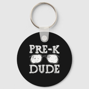 Terug naar school Pre-k kerel Sleutelhanger