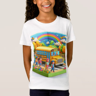 terug naar school pride meisjes t-shirt