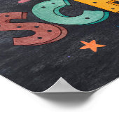 Terug naar school Printable Poster Sign (Hoek)