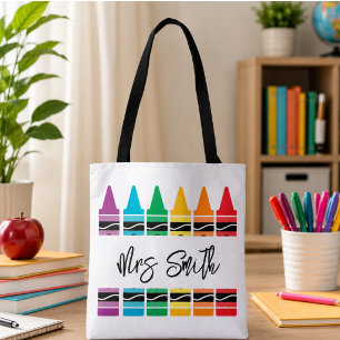 terug naar school Regenboog Leraar Leven Draagtas