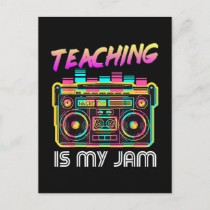 Terug naar school Retro Onderwijs is mijn ding 80s Briefkaart