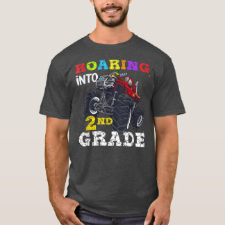 Terug naar school Roaring in tweede klas Monster T T-shirt