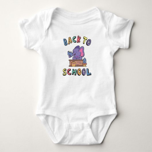 Terug naar school romper (Voorkant)