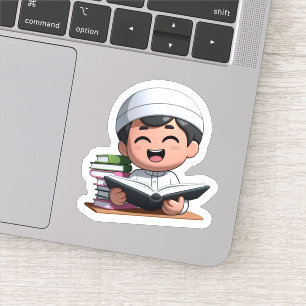 Terug Naar School Schattige Islamitisch Motivatie Sticker