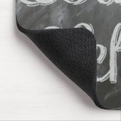 Terug naar school schoolbord krijtbord citaat muismat (Hoek)