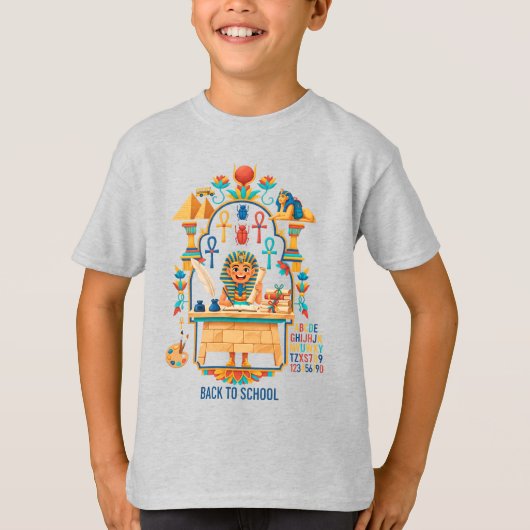 Terug naar School Scribal T-shirt (Voorkant)