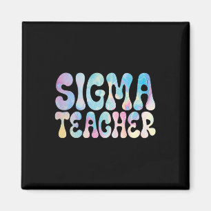Terug naar school Sigma Teacher Meme Lovers Humor Magneet