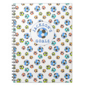 Terug naar School Soccer Custom Notitieboek (Voorkant)