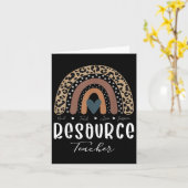 Terug naar School Squad, Leopard Rainbow Resource  Kaart (Gele Bloem)